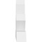 Ekena Millwork Saratoga Architectural Grade PVC Gable Bracket, 36"W x 18"H x 4"D x 4"F, 12/12 Pitch GBP036X18X0404SAR00 - alternate 3